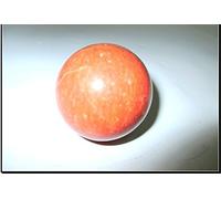 Jet International Aventurina roja 45-50 mm Bola Esfera Piedra preciosa A + Cristal tallado a mano Curación del altar Enfoque devocional Chakra espiritual Limpieza metafísica