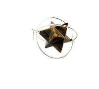 Jet International Colgante de Merkaba Star Spinning Star Eye energizado Terapia de cristal de 1 pulgada Folleto de 40 páginas Tratamiento de equilibrio de Chakra