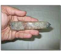 Jet International Cristal energizado Cuarzo Orgone Varita de masaje facetada Varita Energética Cobre Chokurei Reiki Sagrado Piadoso Auspicioso Geometría sagrada Aura