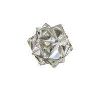 Jet International Cristal genuino Cuarzo Estrella de 20 puntos Merkaba A ++ Chakra Radiónica Platónica Pránica Protección brasileña del poder Vastu Curación