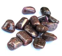 Jet International Encantadora piedra caída de rubí Aprox.75"a 1 pulgada Atractivo Genuino A Grado con bolsa de terciopelo Calidad superior Original Gemstone La imagen espiritual natural pulida na