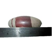 Jet International Exquisite One Narmada 3"Stone Shiva Lingam Folleto gratis Terapia con cristales Sagrada India Vedas piadosas Upanishads Hindú Auspicioso Fertilidad