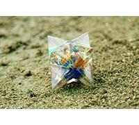 Jet International Exquisito folleto de Merkaba enérgico y orgánico Terapia de cristal Aura de geometría de estrella sagrada Exclusivamente