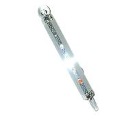 Jet International Fantástica varita de varita de chakra de selenita Folleto gratuito Terapia de cristal Terapia de cristal facetado