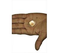 Jet International Hermoso Cristal Cuarzo Shiva Lingam A ++ 1 pulgada Gemstone Sphatik Cristal original Natural Auténtico Buena suerte Genuino Divino