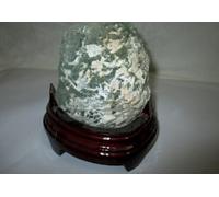 Jet International Hermoso Flourite Geode Cluster 1.3 kg Placa Reiki Curación Raro Grueso Gran Cristal Cluster Muestra de minerales Soporte de exhibición Energía Buena suerte Positiva Aura Vibracione