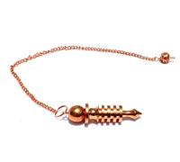 Jet International ISIS Anillo de 4 Placas Cobre Metal ISIS Péndulo Curación Dowsing A ++