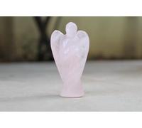Jet International La nueva imagen energizada del cuarzo rosa 2 "Angel Free Booklet Therapy Chaaling Healing Chakra es SOLO una referencia