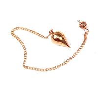 Jet International Lágrima Cobre Metal Péndulo Curación Dowsing A ++ Reiki Recuperación Respuestas Predicción Fortuna Destino