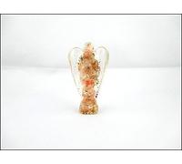 Jet International Lovely Sunstone Orgone Angel 2"Piedras preciosas de cristal Mezcla de metal de cobre Curación rara Energía positiva Folleto gratuito Terapia de cristal