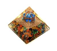 Jet International Mezcla De Piedras Preciosas Único Lapis Merkaba Chakra Órgano Pirámide Cristal Piedras Preciosas Cobre