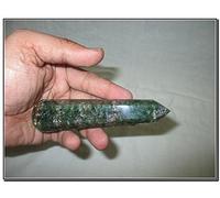 Jet International Mica verde energizada Orgone Varita de masaje facetada Varita Energética Cobre Chokurei Reiki Holy Chembuster Cloudbuster Orgonite