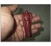 Jet International Nueva Gemstone Red Jasper 3"Angel Healing Chakra Equilibrio Amor genuino