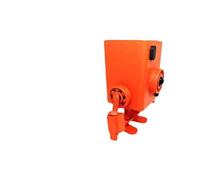 Jet International Nuevo Robot Planter supercute Mini-bot Art Vintage Cubic Desk Cubicle Decor Automóviles Decoraciones. (Naranja)