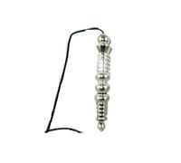 Jet International Péndulo de Metal Plateado Doble Oris ISIS Aprox. Reiki curativo de radiestesia de 3,5 Pulgadas