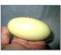 Jet International Piedra de jade amarilla grande Shiva Lingam Folleto gratuito Terapia con cristales Sagrada India Vedas piadosas Upanishads Hindú Auspicioso