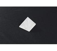Jet International Pirámide de cristal natural de cuarzo Aprox. 1.5"Elementos de la Tierra Símbolo de Reiki Pentáculo Piedra preciosa Curación Vastu Chakra Pirámide de equilibrio Buena suerte La i