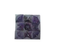 Jet International Preciosa placa de pirámide de amatista 9 A ++ Chakra Protección de energía Vastu Curación Feng Shui Energía Regalo Éxito Progreso Salud Riqueza Prosperidad Buena suerte Divino Vast