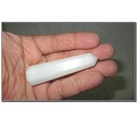 Jet International Torre de obelisco de cuarzo blanco genuino exquisito Jumbo 8 facetas Aura Cristal de roca Tierra natural pulida Punto de equilibrio espiritual Piedra preciosa Chakra espiritual Equ