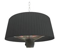 Jet-line Lámpara eléctrica de techo para terraza, lámpara de infrarrojos para exteriores, calefacción, para jardín, balcón,negro