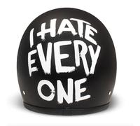 DMD Retro I Hate Everyone Casco Jet XL