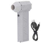 Jet seco seco 12000000RPM mini secador de automóvil inalámbrico portátil SUPER ventilador de jet con 3 velocidades ajustables Tipo C Recargables para el teclado Carry Secado (Negro) (Blanco)