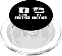 Jet Ski Your Brother My Brother Sister Funny Jet Ski PopSockets PopGrip para MagSafe