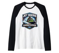 Jet Skiers Anónimos Adictos Al Dueño De Jet Ski Amante Camiseta Manga Raglan