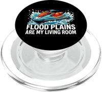Jet Skiing Flood Plains Are My Living Room PopSockets PopGrip para MagSafe