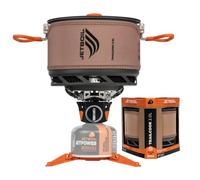 Jetboil TrailCook - Estufa de camping y mochilero de 2.0 L con control de calor ajustable, nuevo para 2026, color marrón