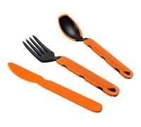 Jetboil TrailWare - Juego de utensilios para mochilero y camping, tenedor, cuchillo y cuchara extensibles