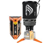 Jetboil Zip - Estufa portátil de ebullición rápida de 0.8 L con perilla de encendido fácil para mochileros y camping, nuevo para 2025, quemador de propano/isobutano con taza de cocción