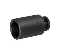 Jetech 1/2 Inch Drive Vaso de Impacto Profundo de 30mm con Diseño de 6 Puntas, Acero Aleado al Cromo Molibdeno con Tratamiento Térmico, Métrico