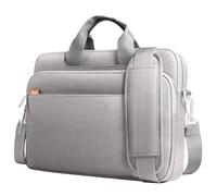 JETech 13 13,3 14 Pulgadas Funda para Portátil, Carcasa Impermeable Computadora Compatible MacBook Neo (A18 Pro), MacBook Air/Pro 13/14, Surface Book 13,5, HP Pavilion 14 (Gris Claro)