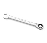 Jetech 17 mm Llave de engranaje de trinquete combinada, llave de engranaje de acero Cr-V de grado industrial métrica en acabado de cromo pulido