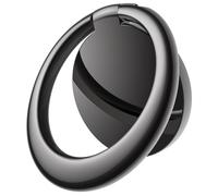 JETech Anillo Soporte Móvil, Rotación 360 Grados Metal Agarre Dedo, Soporte Ajustable Teléfono, Compatible con iPhone, Galaxy, Pixel y Más Smartphone (Negro)