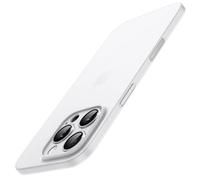 JETech Funda 0,6mm Ultra Slim para iPhone 16 Pro 6,3 Pulgadas, Protección Completa Lente Cámara, Ligera Acabado Mate Material de PP Hard Carcasa Minimalista (Titanio Blanco)