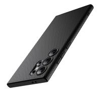 JETech Funda Agarre para Samsung Galaxy S24 Ultra, Carcasa Protectora TPU Suave Slim Ajuste con Protección Completa Lente Cámara, Antigolpes (Negro Titanium)