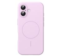 JETech Funda de Silicona Magnética para iPhone 17, Púrpura | Compatible con MagSafe, Tacto Suave Sedoso, Protección Lente Cámara Completa, Carcasa con Absorción de Impactos