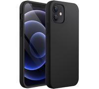 JETech Funda de Silicona para iPhone 12 Mini, Negro