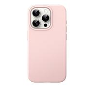 JETech Funda de Silicona para iPhone 15 Pro MAX, Rosado | Tacto Suave Sedoso, Carcasa Protección Antigolpes, Resistente a Arañazos, Forro de Microfibra