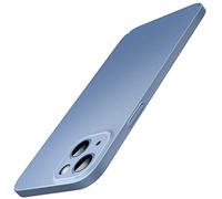 JETech Funda Fina Mejorada (0,85 mm Grosor) para iPhone 13 6,1 Pulgadas, Cubierta Lente Cámara Protección Completa, Ultrafina Ligera Carcasa Mate PC Duro, Carga Inalámbrica (Azul Alpino)