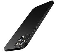 JETech Funda Fina Mejorada (0,85 mm Grosor) para iPhone 14 Plus 6,7 Pulgadas, Cubierta Lente Cámara Protección Completa, Ultrafina Ligera Carcasa Mate PC Duro, Carga Inalámbrica (Negro)