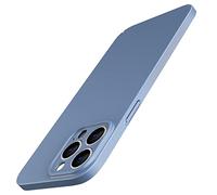 JETech Funda Fina Mejorada (0,85 mm Grosor) para iPhone 14 Pro 6,1 Pulgadas, Cubierta Lente Cámara Protección Completa, Ultrafina Ligera Carcasa Mate PC Duro, Carga Inalámbrica (Azul Alpino)