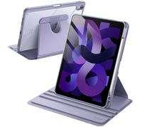 JETech Funda Giratoria Solo para iPad Air 11 Pulgadas M4/M3/M2 (2026/2025/2024), iPad Air 5/4 (2022/2020 Modelo) con Soporte para Pencil, Carcasa Soporte Rotación de 360 Grados (Púrpura)