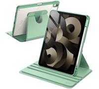 JETech Funda Giratoria Solo para iPad Air 11 Pulgadas M4/M3/M2 (2026/2025/2024), iPad Air 5/4 (2022/2020 Modelo) con Soporte para Pencil, Carcasa Soporte Rotación de 360 Grados Protectora (Verde)