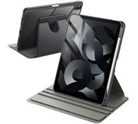 JETech Funda Giratoria Solo para iPad Air 11 Pulgadas M4/M3/M2 (2026/2025/2024), iPad Air 5/4 (2022/2020 Modelo) con Soporte para Pencil, Carcasa Soporte Rotación de 360 Grados (Gris Espacial)