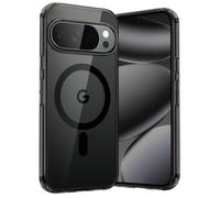 JETech Funda Magnética para Google Pixel 10/10 Pro 2025 Compatible con MagSafe y Cargador Pixelsnap, Carcasa Antigolpes, Anti-Arañazos Respaldo Transparente (Obsidiana)