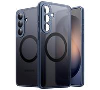 JETech Funda Magnética para Samsung Galaxy S26 Plus, Compatible con MagSafe, Protección Completa Lente Cámara, Carcasa Antigolpes Translúcida Mate Respaldo (Azul Tempestad)