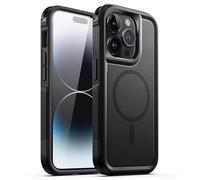 JETech Funda Magnética Reforzada para iPhone 14 Pro MAX, Negro